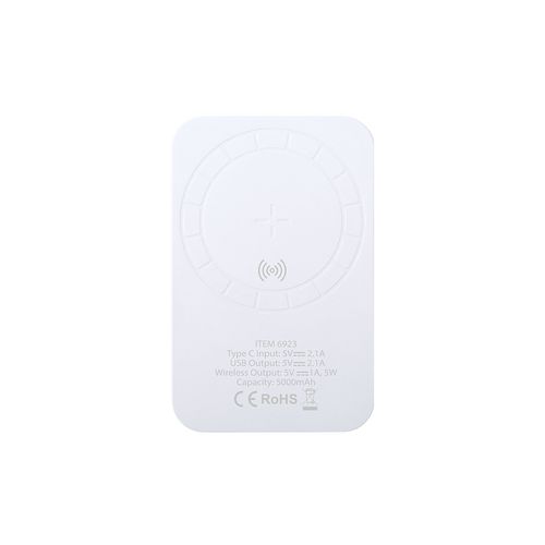 white Power Bank Vekmar