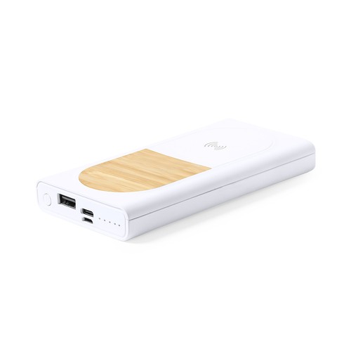 white Power Bank Ditte