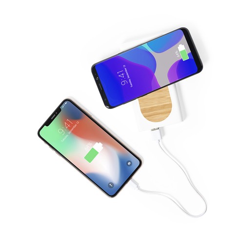 white Power Bank Ditte