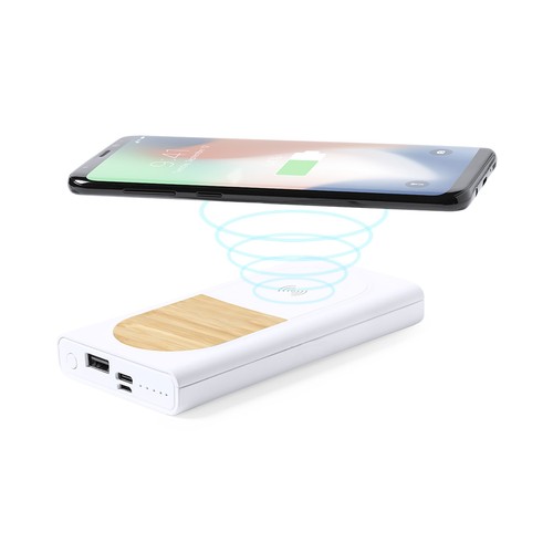 white Power Bank Ditte