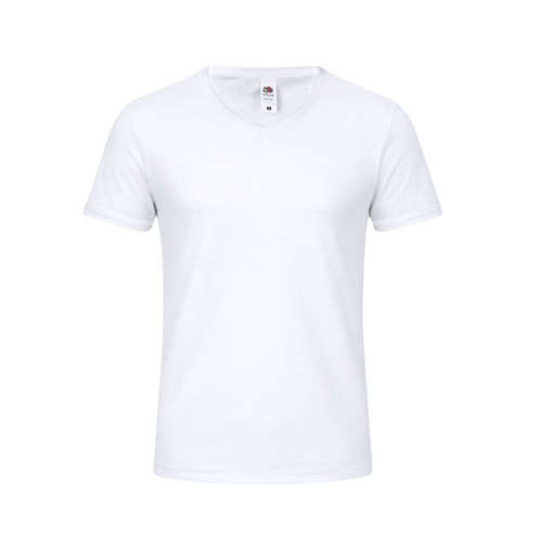 T-Shirt Adulte Blanc Iconic V-Neck - 1