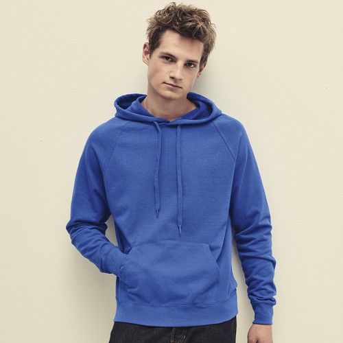 blue Sudadera Adulto Lightweight Hooded S