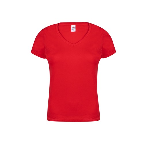 CAMISETA MUJER COLOR ICONIC V-NECK
