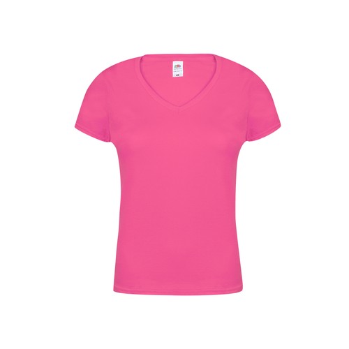 CAMISETA MUJER COLOR ICONIC V-NECK