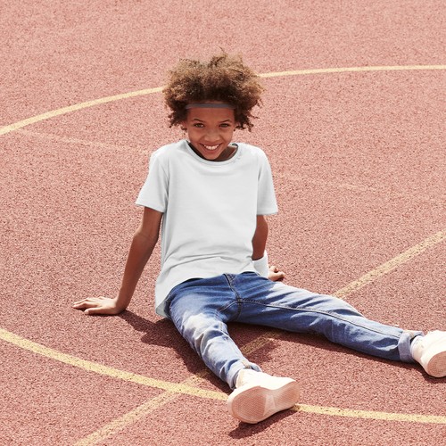 white Camiseta Niño Blanca Iconic