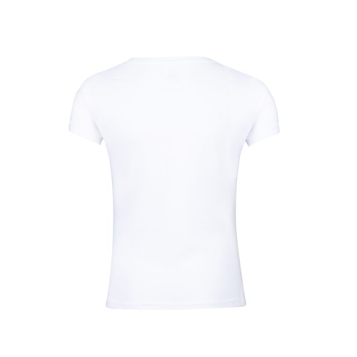 white Camiseta Niña Blanca Iconic
