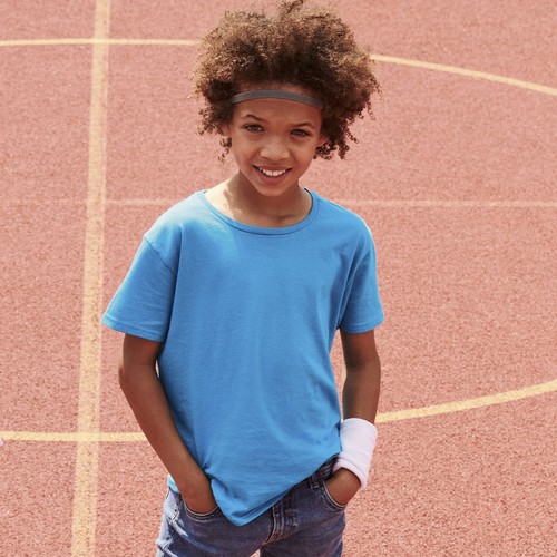 blue Camiseta Niño Color Iconic