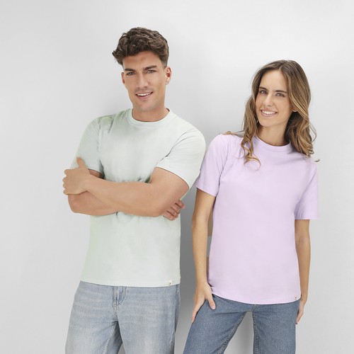 rosa pastel Camiseta Adulto Guim