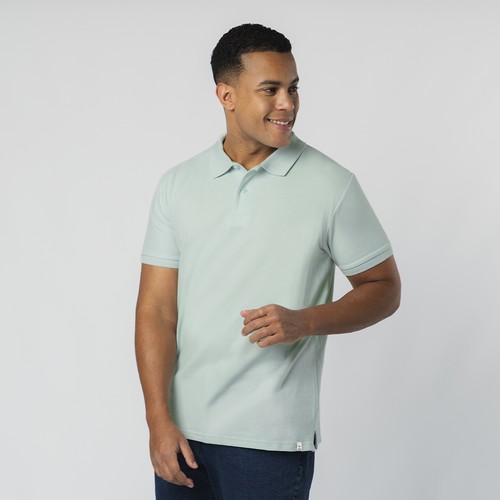 rosa pastel Polo Adulto Ment