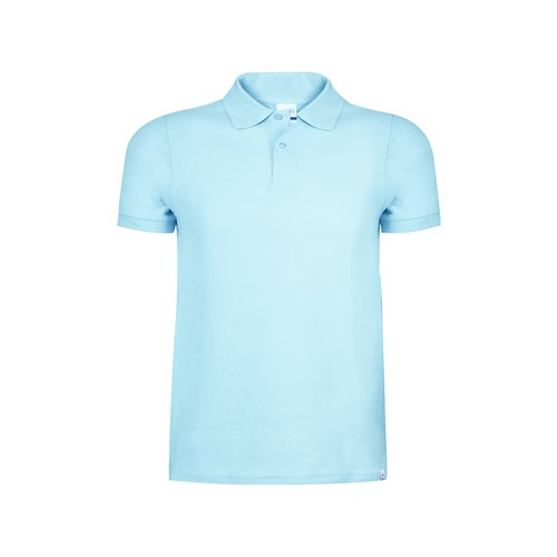 azul / blanco pastel Polo Adulto Ment