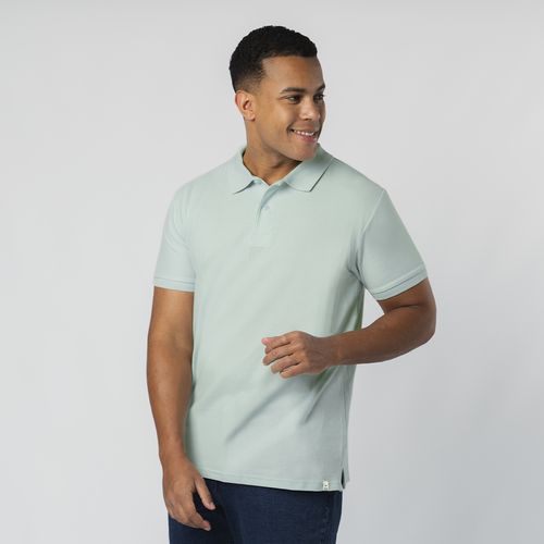 verde pastel Polo Adulto Ment
