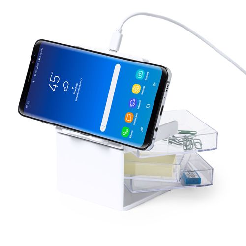 white Cargador Organizador Macky