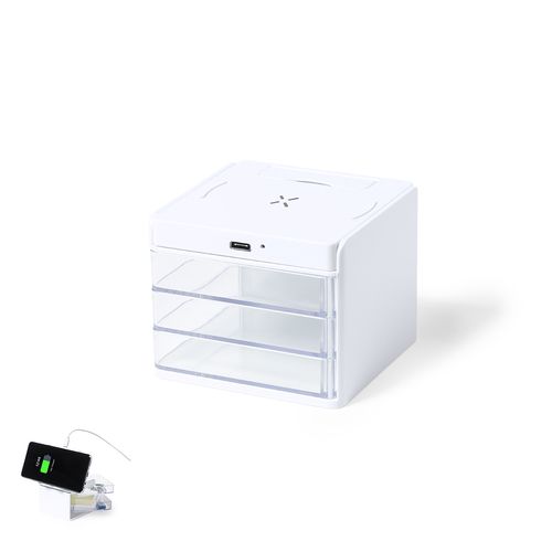 white Cargador Organizador Macky