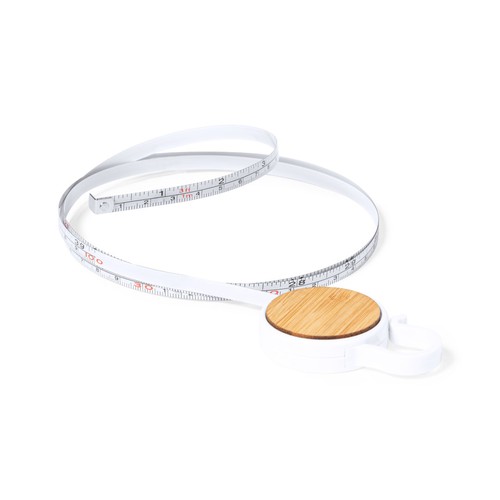 white Flexómetro Lusim 1m