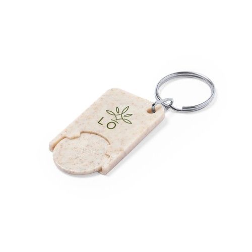 natural Llavero Moneda Prook