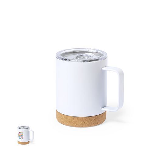 white Taza Térmica Sublimación Wifly