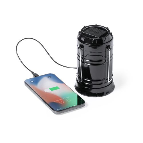 black Lámpara Power Bank Mufar