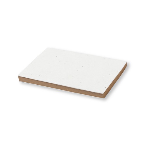 white Bloc Notas Semillas Zomek