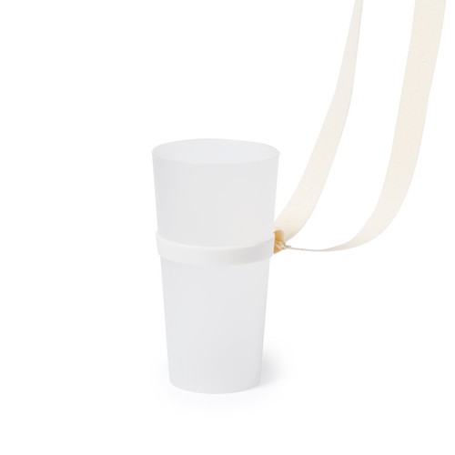natural Lanyard Portavasos Felin