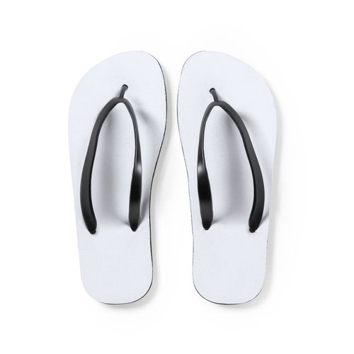 white Chanclas Sublimación Badrak
