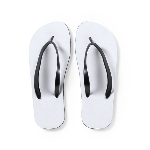 white Chanclas Sublimación Badrak