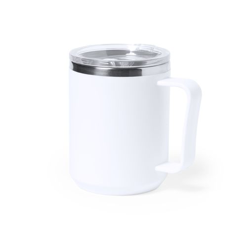 white Taza Térmica Tikam