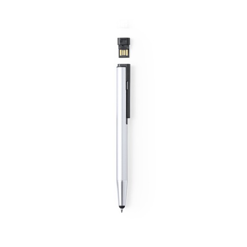 plateado Bolígrafo Puntero USB Xaba 16 GB