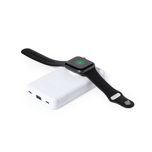 white Power Bank Barry
