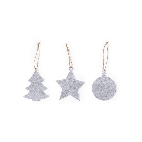 gray Set Adornos Chandun