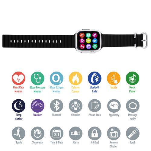 black Reloj Inteligente Connor