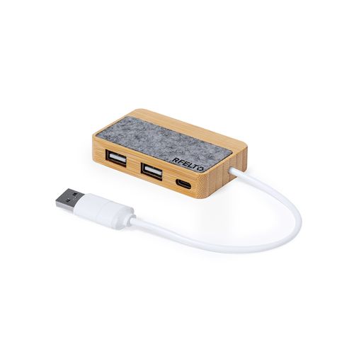 gray Puerto USB Barney