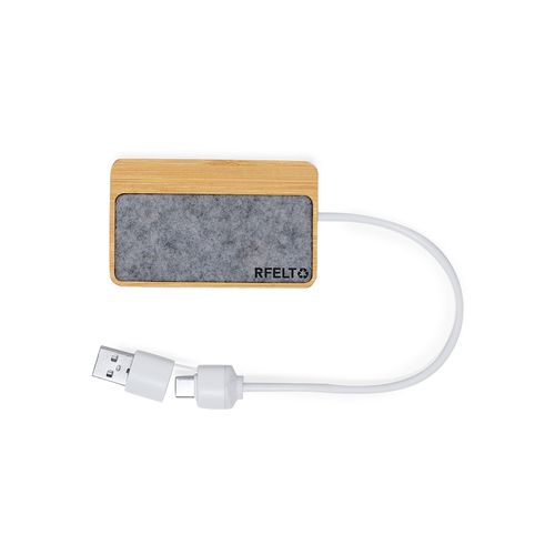 gray Puerto USB Barney