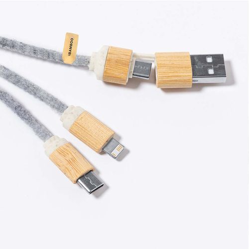 gray Cable Cargador Braxton