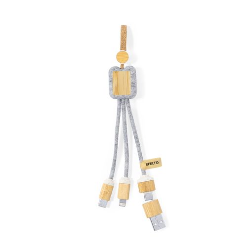 gray Cable Cargador Braxton