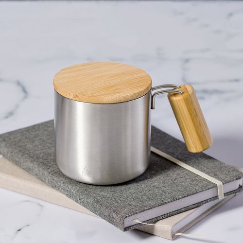 plateado Taza Térmica Claire