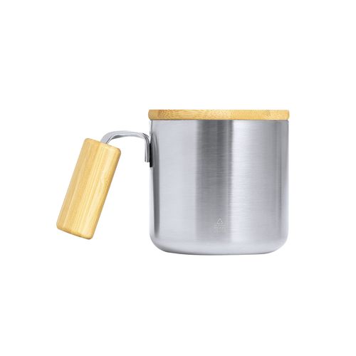 plateado Taza Térmica Claire
