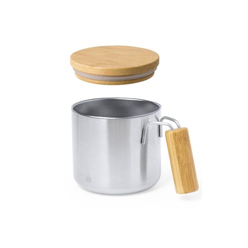 plateado Taza Térmica Claire