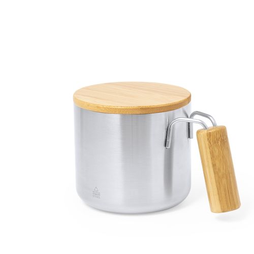 plateado Taza Térmica Claire