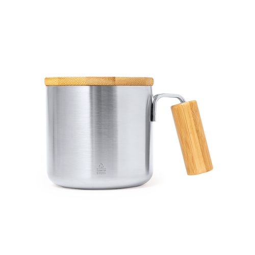 plateado Taza Térmica Claire