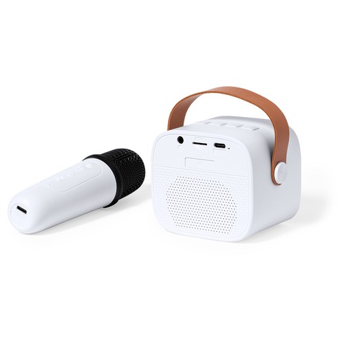 white Altavoz Karaoke Sophie