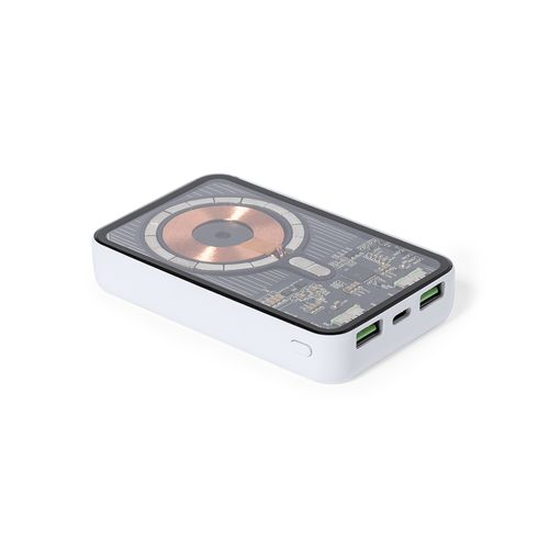 white Power Bank Bramson