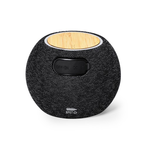 black Altavoz Cargador Cedric