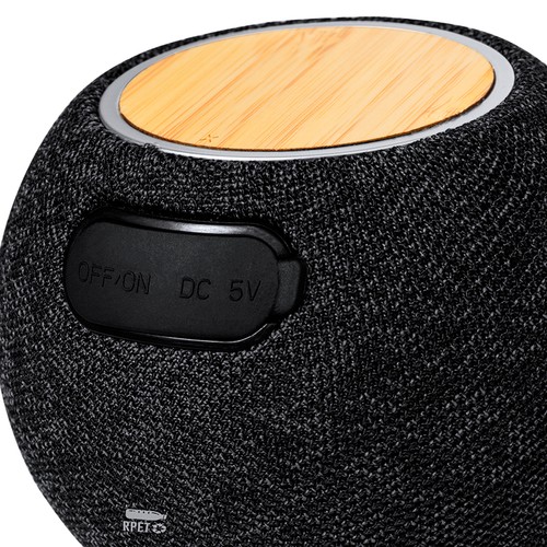 black Altavoz Cargador Cedric