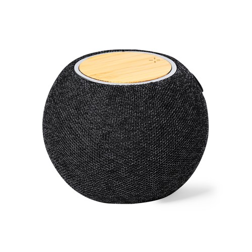 black Altavoz Cargador Cedric