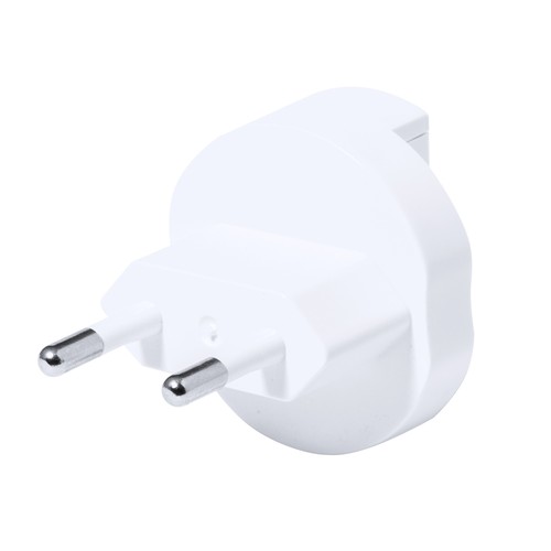 white Adaptador Enchufes Vlind