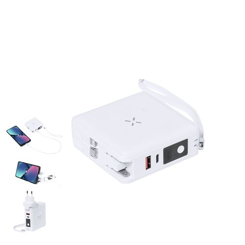 white Adaptador Viaje Multifunción Joks