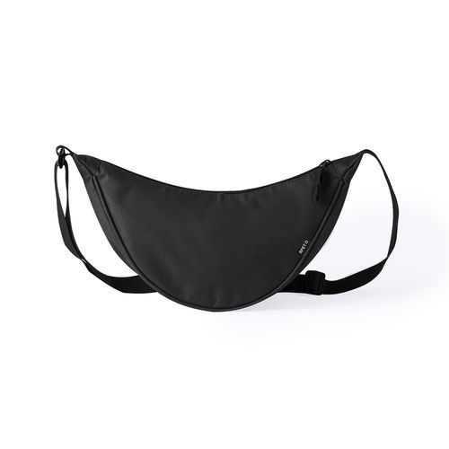 black Riñonera Bandolera Stiva