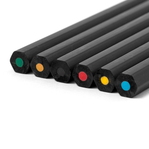 black Caja Lápices Lameiro