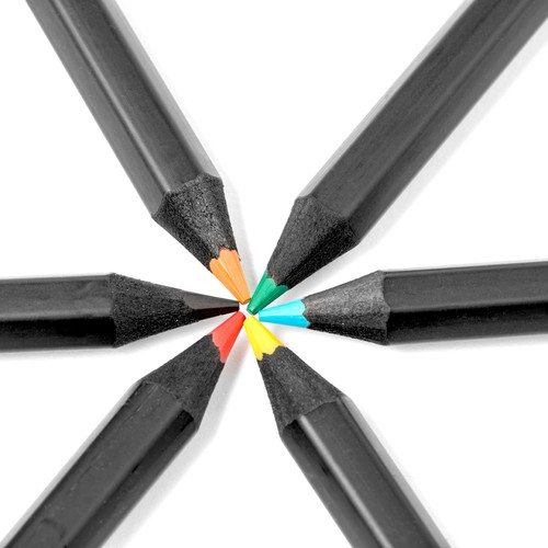 black Caja Lápices Lameiro