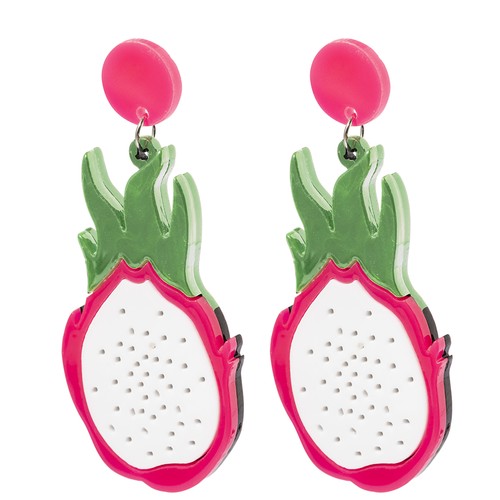 verde manzana Pendientes Kely